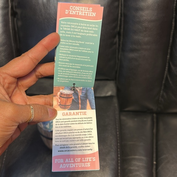 Orca Barrel Design Tumbler - Picture 6 of 10